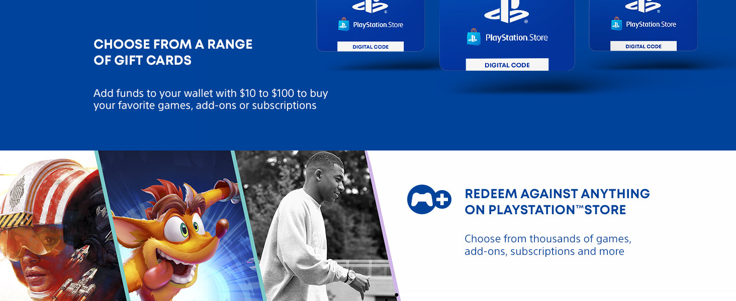 PlayStation Store $10 Gift Card, Digital Code 
